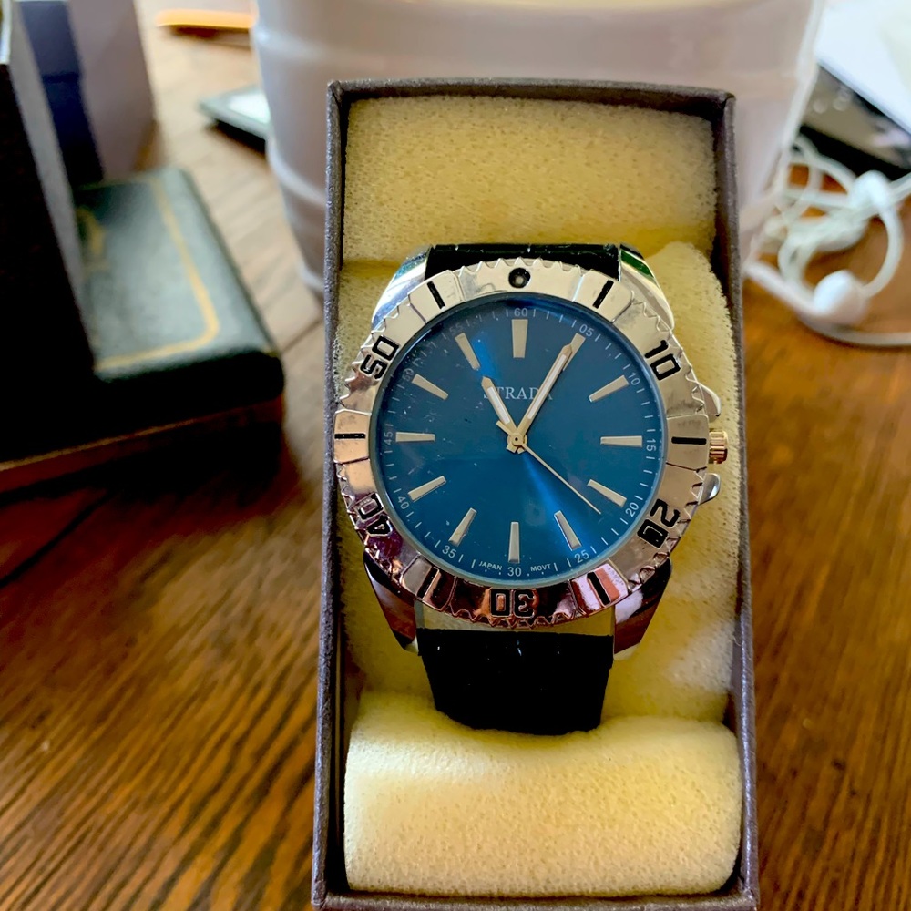 Stainless Steel Back and Water Resistant